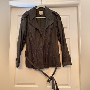 Sejour Dark Gray Trench Coat